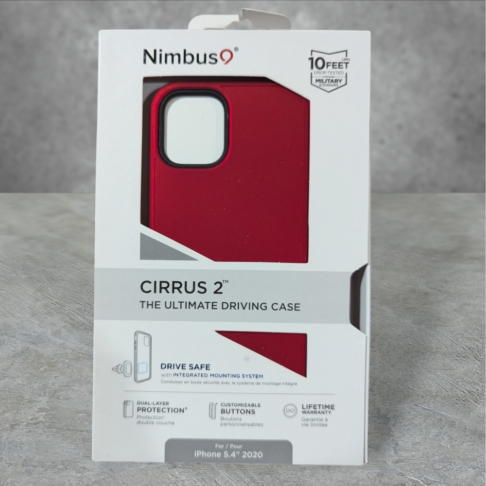 T3 Nimbus9 Cirrus 2 Case Apple iPhone 5.4 2020 (12 Mini) Red See Description